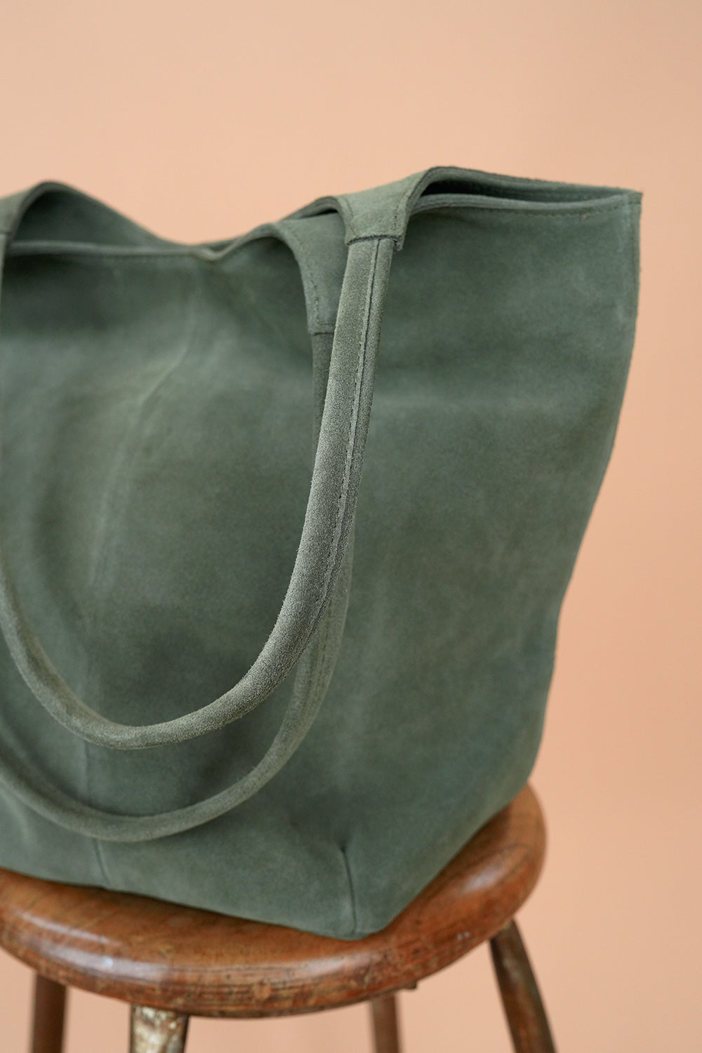 Belinda Vel Bag - sage