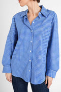 Calea Blouse - blue white