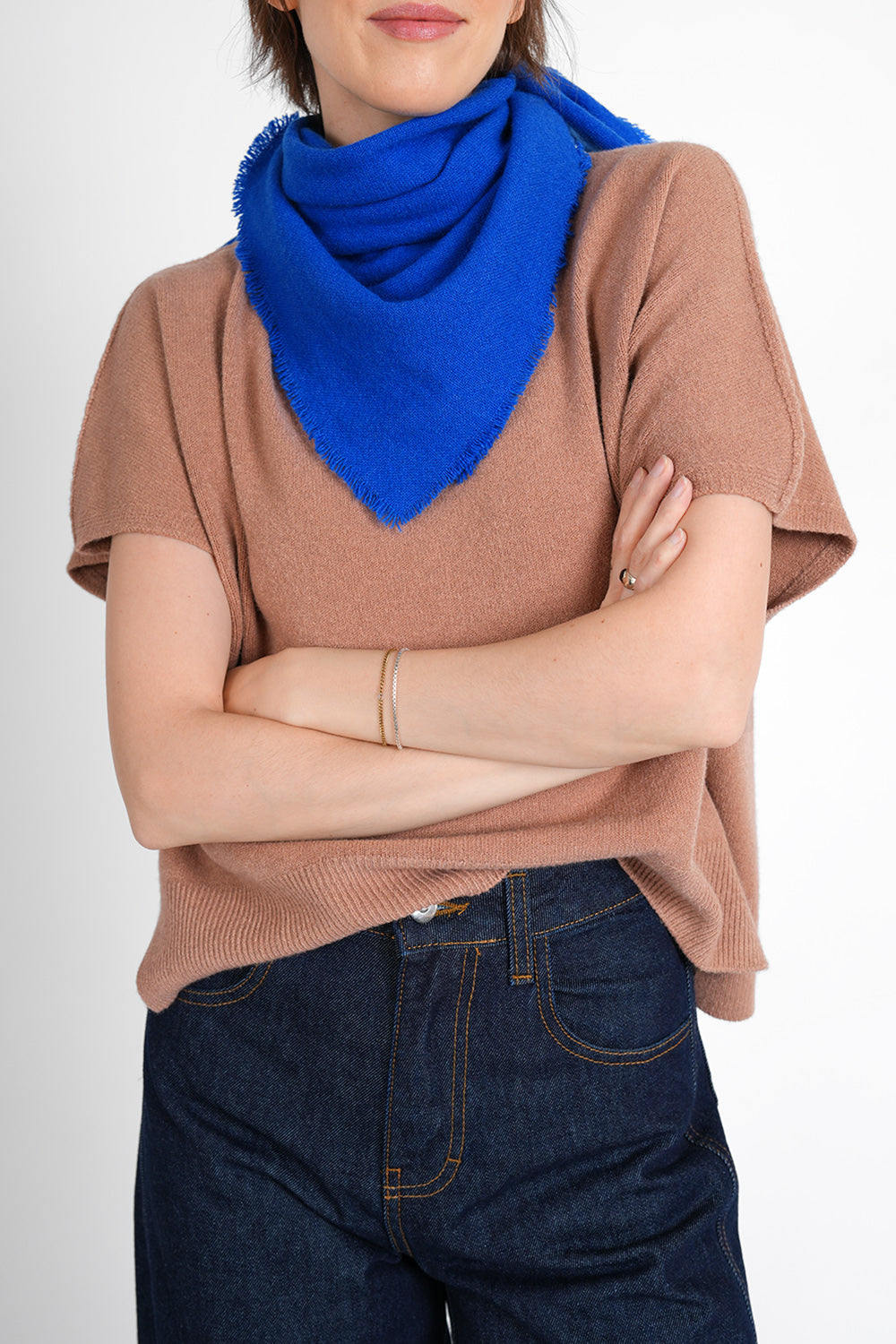 Claire Wool Scarf - sand