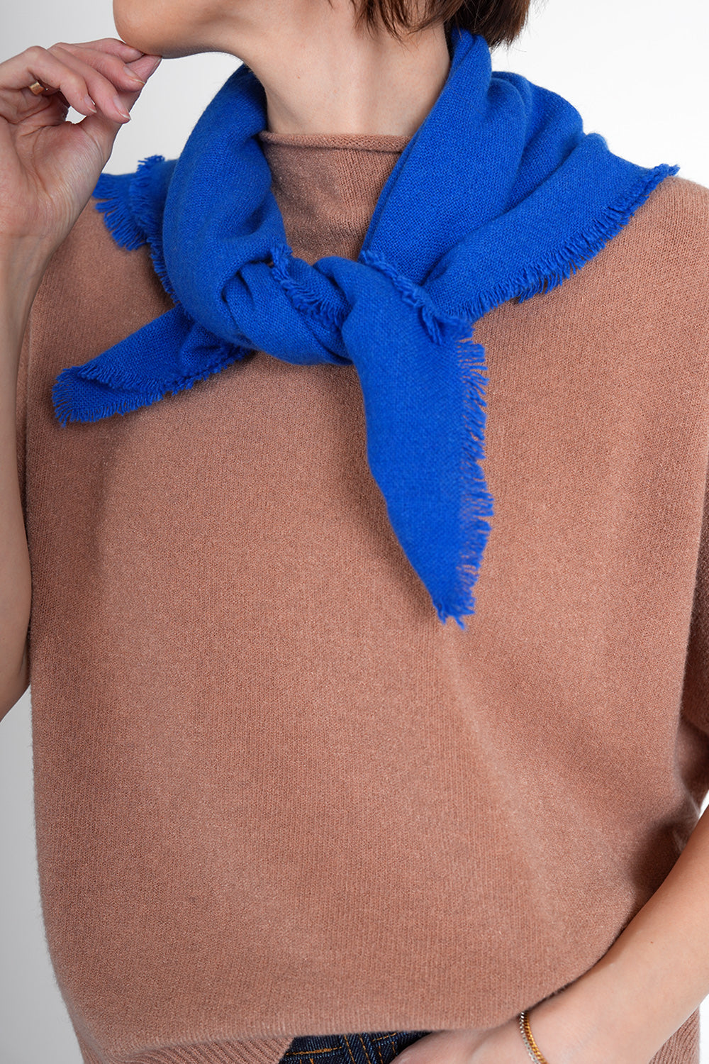 Claire Wool Scarf - pool