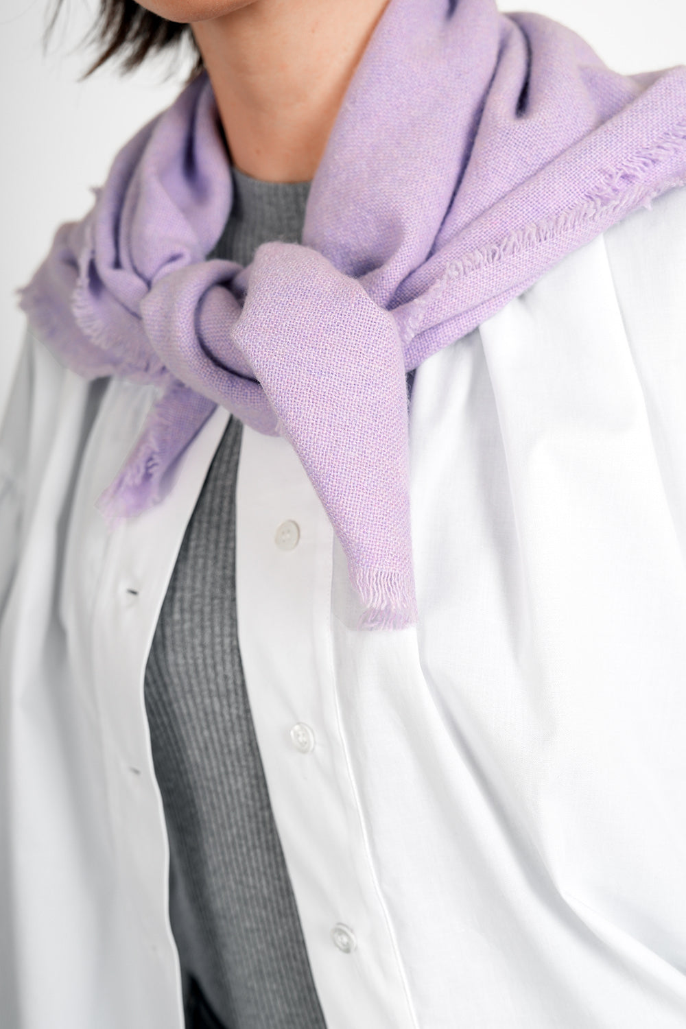 Claire Wool Scarf - berry