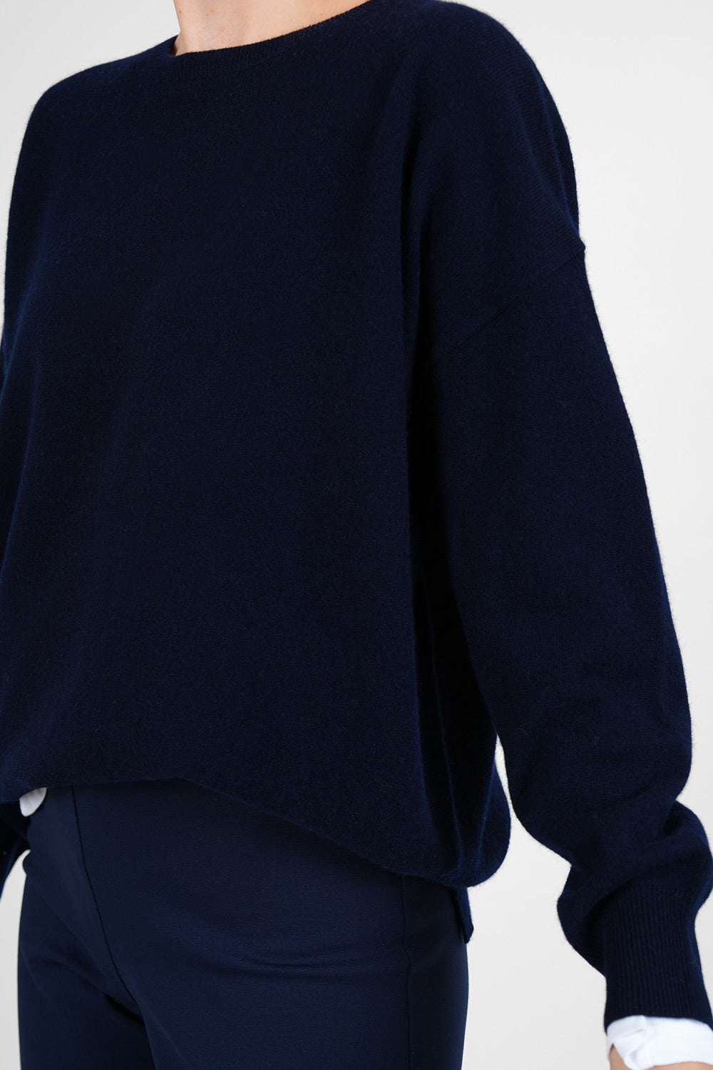 Mailin Wool Pullover - dark blue