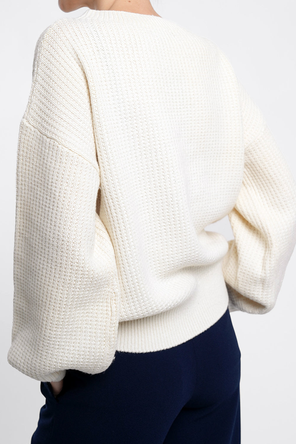 Marella Wool Blend Pull - ivory
