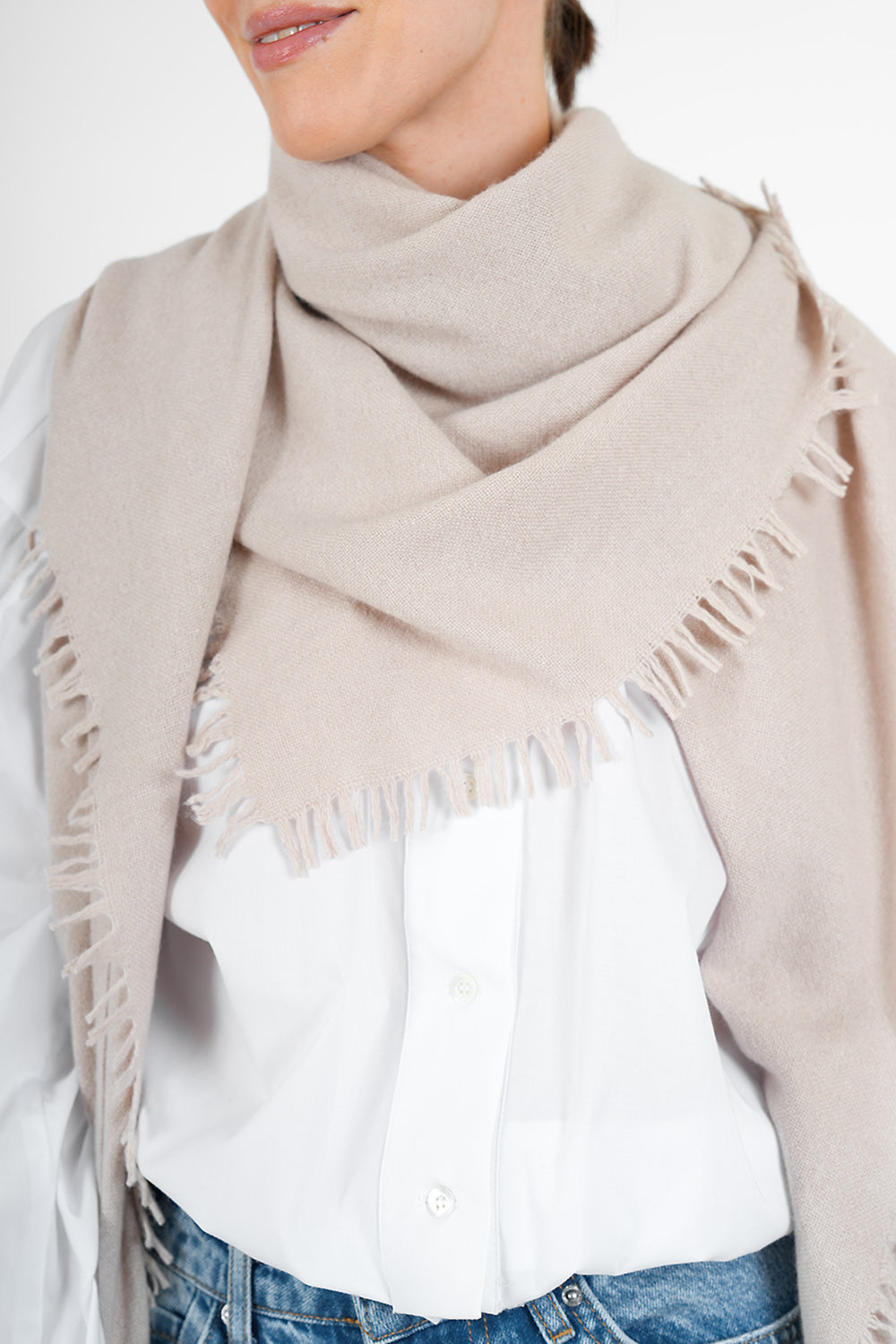 Quelara Wool Stola - desert