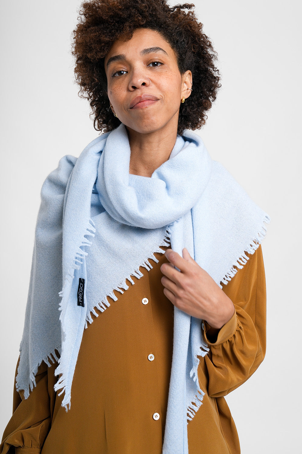 Quelara Wool Stola - cielo