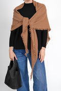 Quelara Wool Stola - cinnamon