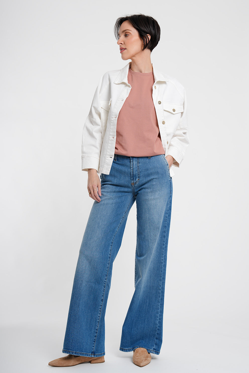 Talu Organic Cotton Shirt - rosa cipria