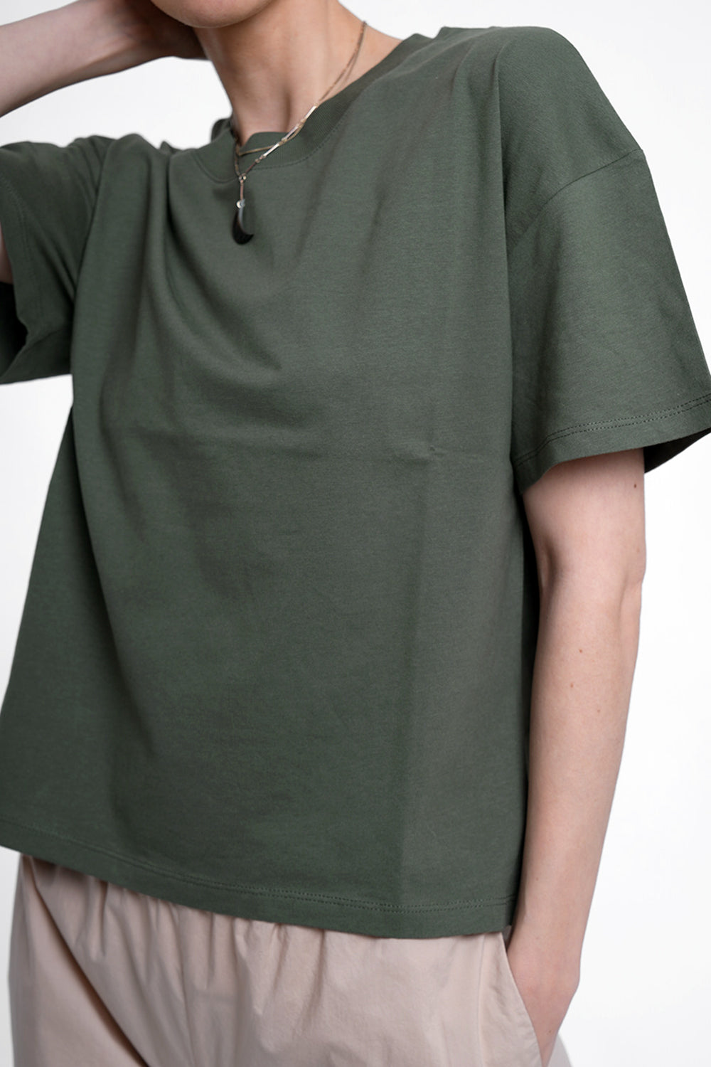 Tessa Organic Cotton Shirt - olive