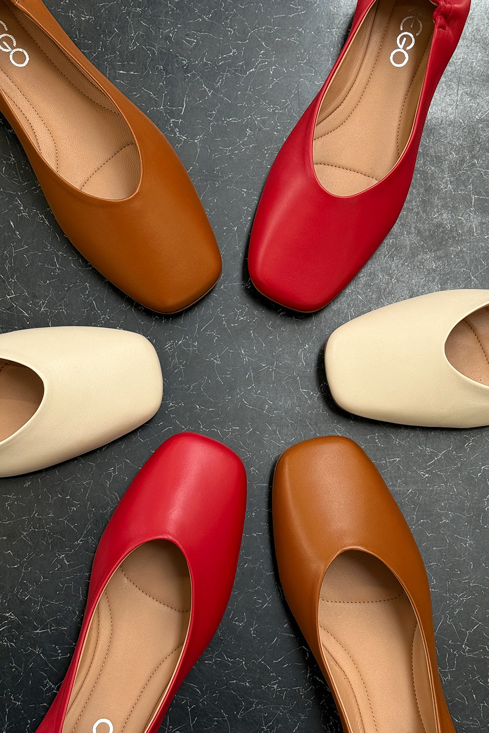 Zahra Nap Shoe - red