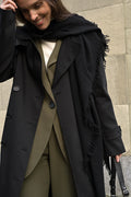Quelara Wool Stola - nero